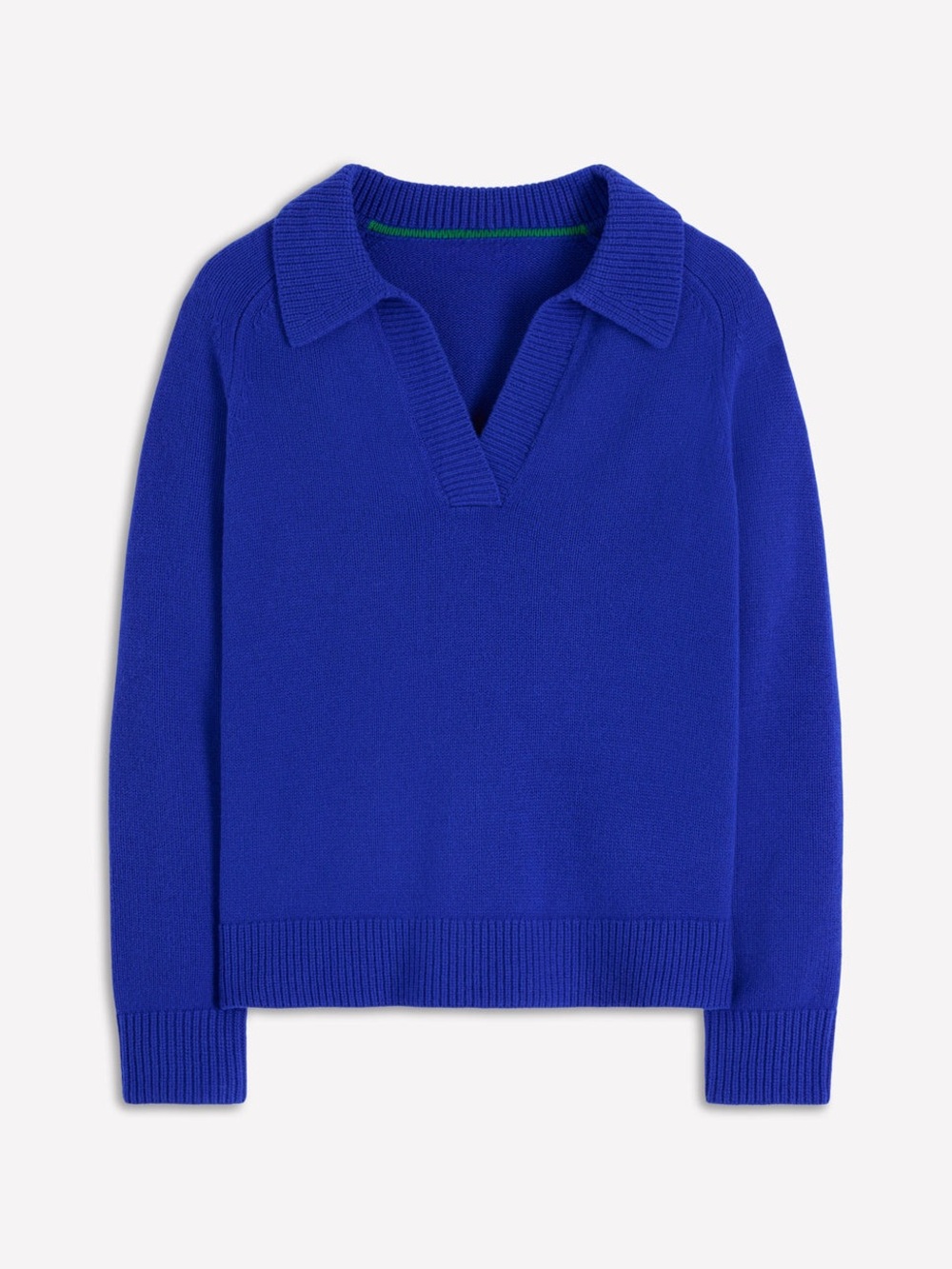 NWOT BODEN Marion Merino Henley Jumper-Blue Heron size XL - Picture 5 of 11